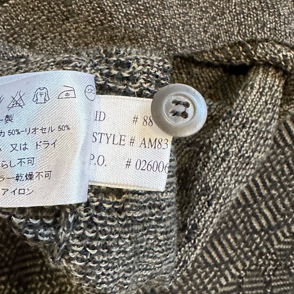 Ashworth Black/Gray, Collared 4 Button Pull Over,… - image 4